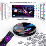 H96 MAX X3 Transpeed Smart TV BOX Android 9.0 4GB ROM 32GB/64GB/128GB 8K Amlogic S905X3  Dual Wifi 1080 8K Youtube Support IP TV