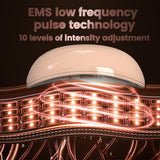 Electric Breast Massager Anti Sagging EMS Breast Enhancement Massager Lactation Massager Relieve Mastiti Pain Chest Massage Tool