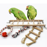 Parakeet Home Durable Cage Hanging Bite Cockatiel Parrot Colorful Standing Pet Bird Swing Toy