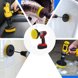 13Pcs Drill Brush Attachment Scrub Pads Cleaning Brush Power Scrubber Set for Car Grout Bathroom Carpet Tile Brick