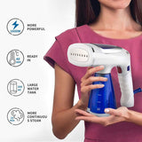 Portable Handheld Steamer for Clothes, 1600W Travel Steamer Iron Handy Foldable Fabric Wrinkle Remover,US Plug