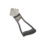 Jazz Guitar Bridge Trapeze Tailpiece Bridge for 6 String Electric Bass Guitar Replacement Accessories
