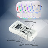 7 Colors Facial Mask Photon Therapy Skin Rejuvenation Brightening Shrink Pores Device Light Anti Acne Tighten Skincare Tool