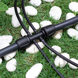 Drip Irrigation Barbed Tee 10 Pcs 1/2 Inch to 1/4 Inch Adapter Irrigation Tubing Connector for Home Garden Barbed Fits Dropship