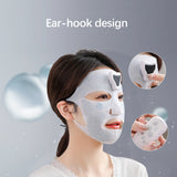 Electronic Facial Mask Massage Device Gel Face Massager Beauty Acupoint Vibration Anti Wrinkles Moisturizing Micro-current Mask