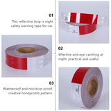 1 Roll Simple Premium Car Reflective Decal Night Reflective Sticker Warning Reflective Sticker