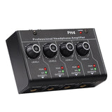 Audio Interface for Recording, Streaming and Podcasting with Dual RCA Inputs Eight Outputs AC12V 300MA Powered