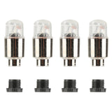 4pcs Biycle Tire Wheel Rims Stem Air Valve Caps Aluminum Colorful LED Light Bicycle Lights Bicycle Accessories