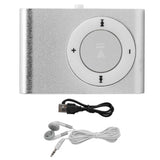 Portable Digital MP3 Music Media Player Mini Back-Clip MP3 Player with Earphone and USB Cable for Outdoor Sports Mini MP3 Player