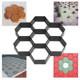 Mould Garden Floor Road Concrete Mould Jardin Green Tool Molds Concrete Step Pavement Paver Moldes De Plastico Para Yeso