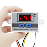 20pcs/lot XH-W3001 Temperature Controller Thermostat Thermoregulator 220V Aquarium Incubator Temp Regulator with Probe Heat Cool