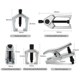 5 PCS Ball Joint Separator Kit Pitman Arm Puller Tie Rod End Remover Splitter Removal Tool Automotive Front End Service Set