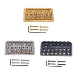 Finest Replacement Fix Bridge Tailpiece w/ Screws Wrench Set for 7 String Electric Guitar Accessory