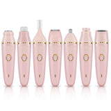 7 IN 1 Waterproof Multi-Part Trim Smooth and Painless Lady Electric Shaver Epilator Fine Eyebrows Washing Instrument with box