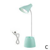 Led Desk Lamp Usb 14 Led Eye Protection Book Light with 3 Touch Light Button Clip Book with Modes Bed Reading Sensitive E4P1