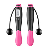 Cordless Jump Ropes Weight Loss Skip Rope ABS Smart Digital Jump Ropes Men Women Fitness Body Building Exercise Jumping Rope