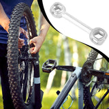 Zinc Alloy Bone Wrench Multipurpose Hexagon Sleeve Tool Portable Repair Bicycle Riding Sleeve Hand Tool