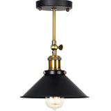 2 Pcs Lamp Wall Lamp Metal Style Umbrella Industrial Retro Lighting Suspension Lamp Wall Lamp Shade E27