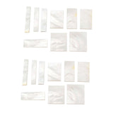 2 set White Mother of Pearl Inlay Blank for Guitar Fingerboard Guitar Neck