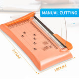 Small paper cutter, heavy-duty manual paper cutting equipment, ceramic thick layer mini paper cutter, paper cutter 13035