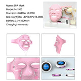 3D Face Mask Lift Massager Electric EMS Vibration Tightening Device Skin Rejuvenation Anti-Wrinkle Acne Removal Magnet Beauty