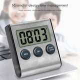 Kitchen Timer, Digital Kitchen Timer, Loud Alarm Stainless Steel Timer for Kitchen Cooking, Baking,Sports Games
