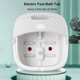 Foot Spa Massager Shiatsu Basin Soaking Feet Ankle Kneading Fast Heating Foot Bath Massage Machine Foldable Constant Temperature