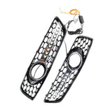 Car Front Fog Light Grilles Cover Mesh Grill Trim for Audi A3 8P 09-13 Automobiles 8P0807682D Replace