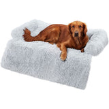 Large Dogs Sofa Bed Pet Dog Bed Sofa For Dog Pet Calming Bed Warm Nest Washable Soft Furniture Protector Mat Cat Blanket
