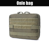 Outdoor Molle Tactical Pouch Army EDC Bag Camping Men Military Utility Backpack SOS Medical Kit Bag Army Hunting Waist Belt Pack