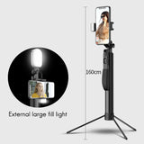 Bluetooth Selfie Stick, Wireless Tripod Remote Control, Portable Phone Holder, Stabilizer, Anti-Shake Gimbal