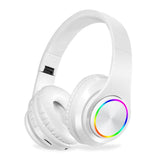 B39 Wireless HiFi Headphone LED Light Music Headset Bluetooth 5.0 With Microphone Foldable Sport Earphone For Iphone XiaoMi