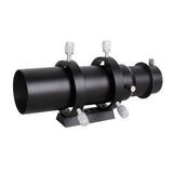 50mm Guide Scope Finderscope with Double Helical Focuser for Astronomical Telescope 183mm 1.25in Focal Length Ratio Guidescope