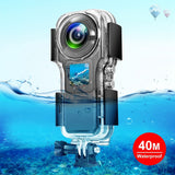 1 Pcs Underwater Waterproof Housing Case Camera Housing Case For One RS 1-Inch 360 Action Camera Protective Case Accessories