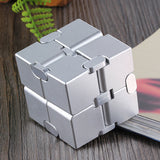 Str Relief Toy Premium Metal Infinity Cube Portable Decompres Relax Toys for Children Adults