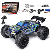 New RC Car 2.4G 50KM High Speed 4CH Rock Car Driving Big Car LED Headlight Remote Control Car Off-road Vehicle Toy VS Wltoys Car