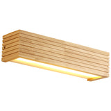 Modern Led Indoor Wall Lamps Wooden Mirror Bathroom Light Vanity Lights Fixture Make Up Luminaire Japan Design Warm Home Decor