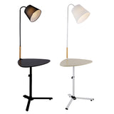 Modern lifting computer desk floor lamp living room study bedside table E27 LED 220V mobile coffee table small table floor lamp