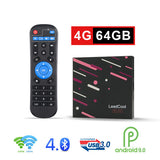 Android 9.0 Leadcool Play TV BOX RK3318 Quad Core 2GB 16GB 4GB 64GB Smart TV Box Media Player 1080P USB3.0 Android Set Top Box