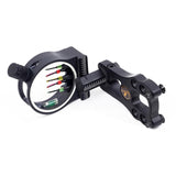 Five-Needle Sighting  Bow And Arrow Archery Accessories Fiber Sight Compound Recurve Bow With Light Adjustable For Shooting
