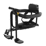 Front Bicycle Seat Child Safety Saddle Baby Seat with Pedals and Support Back Rest for MTB Road Bike Outdoor Cycling Accessory