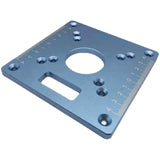 Aluminium Router Table Insert Plate Woodworking Benches Wood Router Trimmer Models Engraving Machine For Universal Makita