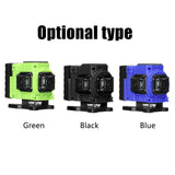 12 Lines Green Light Laser Level 3° Self-leveling Rechargeable Lithium Battery Leveling Tool Omnidirectional Ground Wall Sticker