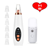 Face Blackhead Remover Vacuum Pore Ance Pimple Removal Cleaner Ultrasonic Skin Brush Cleaning Tool Suction Beauty For Women men