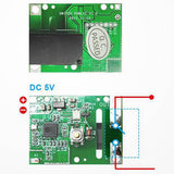 10Pcs RE5V1C Relay Module 5V Wifi DIY Switch Dry Output Inching/Selflock Working Modes APP/Voice/LAN Control Automation
