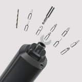 3.5N/M Cordless Electric Screwdriver Bits USB Rechargeable Foldable Electric Bend Straight Heads Adjustable with LED Flashlight