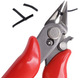 3.5 Inch Diagonal Mini Pliers Small Soft Cutting Electronic Pliers Wire Cutters Wire Insulated Rubber Handle Model Hand Tools