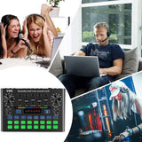 V8S Phone Sound Card Set Bluetooth Microphone Live Broadcast Equipment Computer Universal Microphone Voice Changer
