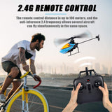 C129 RC Helicopter 4 Channel 2.4Ghz Helicopter 6 Axis Gyroscope Airless Flight Remote Control Aircraft for Adults and Children