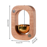 Suction Door Wind Chime Solid Wood Door Reminder Bell Quality Gift Door decor